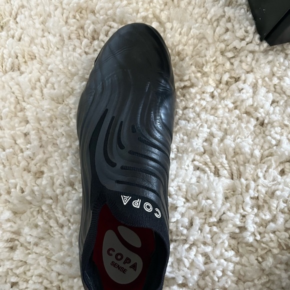 Adidas Copa Sense Laceless, black white red and blue - Picture 7 of 13